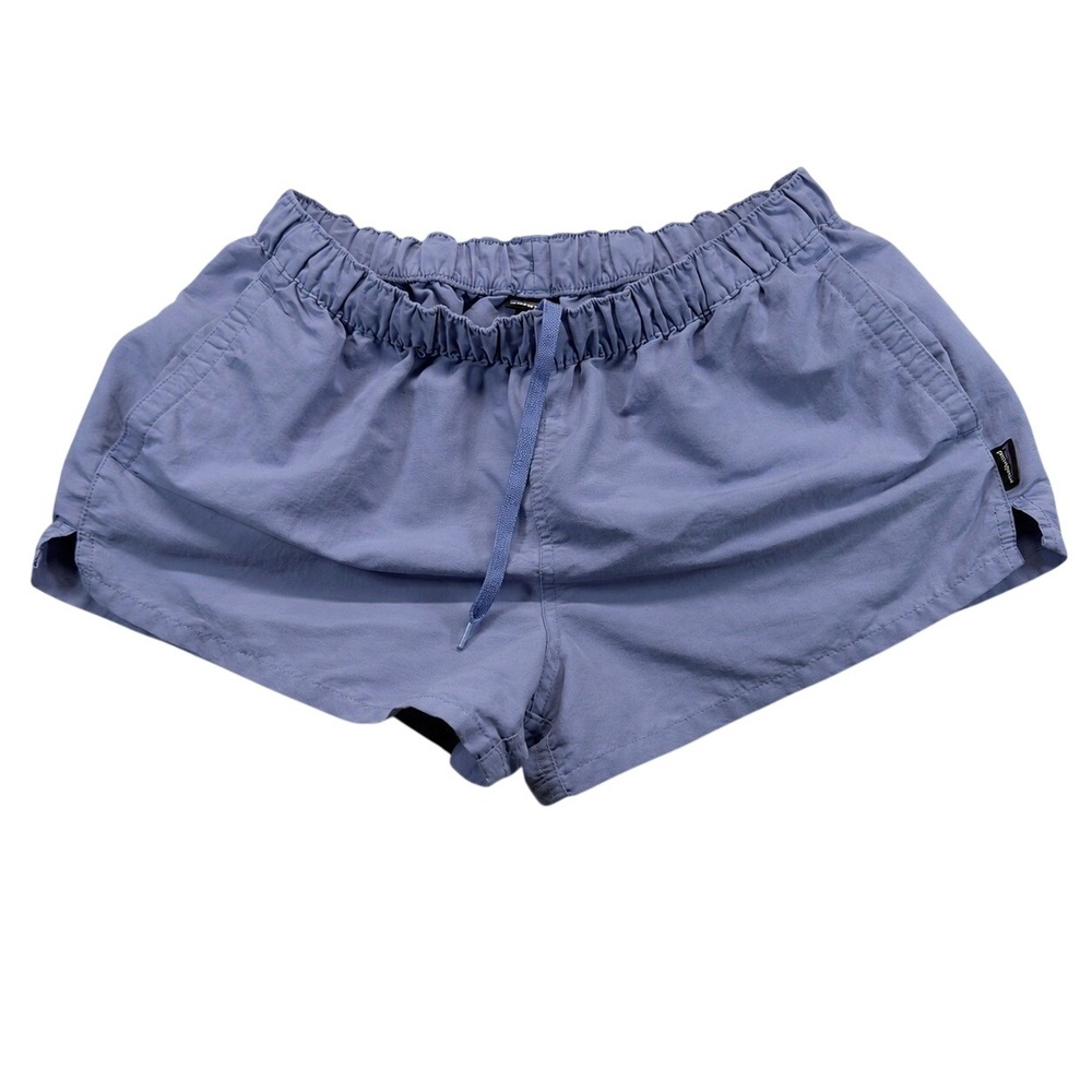 Patagonia Barely Baggies Shorts Womens M Light Violet Blue 2.5in Nylon 57043